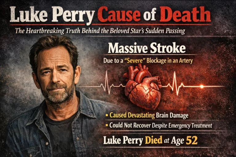 Luke Perry Cause of Death